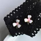Clover Ear Stud 1 Pair - S925 Silver - One Size
