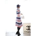 Raglan-sleeve Knit Dress