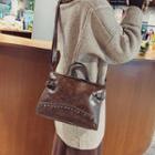Faux Leather Patent Carryall Bag