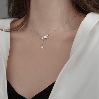 Fairy Pendant Sterling Silver Necklace 1 Pc - Fairy Pendant Sterling Silver Necklace - Silver - One Size