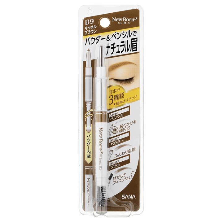 New Born W Brow Ex 3 In1 Eyebrow Pencil (#b9) 1 Pc