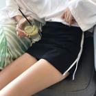 Contrast Trim Miniskirt