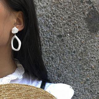 Irregular Acrylic Hoop Earring