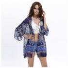 Patterned Chiffon Cover-up