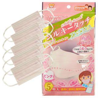 Fitty Silky Touch Rose Pink Smaller Face Mask (5 Pcs) 5 Pcs