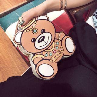 Bear Printed Crossbody Bag