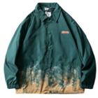 Mountain Print Shirt Jacket
