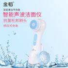 Electric Facial Cleansing Brush White - One Size