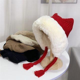 Fluffy Trim Beanie