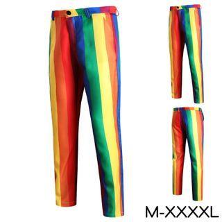 Rainbow Stripe Dress Pants