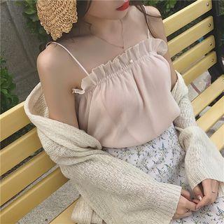 Accordion Spaghetti Strap Top