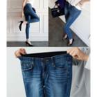 Studded-detail Skinny Jeans