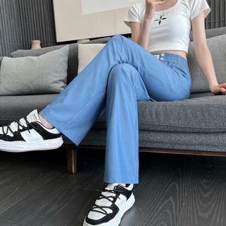 Mid Rise Wide Leg Jeans (various Designs)
