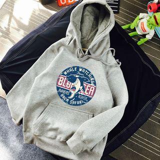 Dolphin Print Hoodie