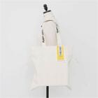 Lettering-detail Label-applique Shopper Bag