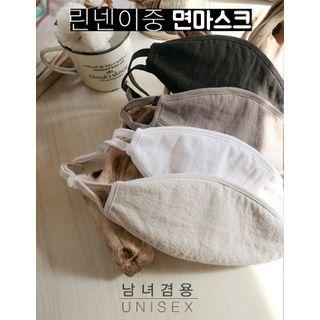 Linen Blend Fabric Mask