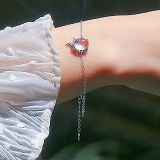 925 Sterling Silver Unicorn Bracelet Unicorn - One Size
