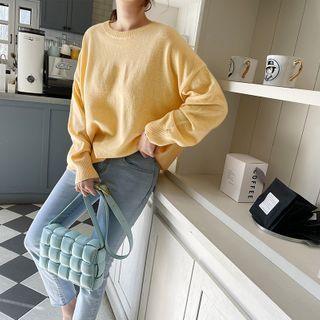 Drop-shoulder Spring Sweater