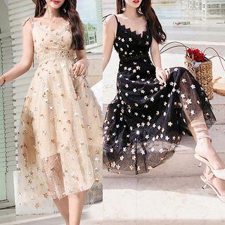 Sleeveless Sequined Sundress