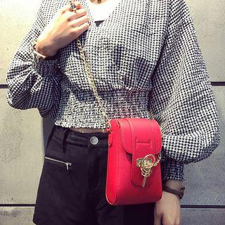 Buckled Shoulder Pouch