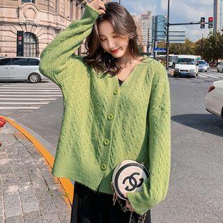 Twist Knit Cardigan / Strappy A-line Dress / Set