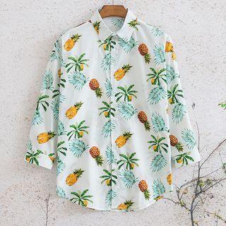 Pineapple Print Shirt