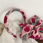 Floral Scrunchie / Headband / Hair Clip