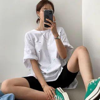 Paint Splatter Oversized T-shirt