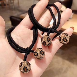 Rhinestone Ball Hair Tie 461 - As Shown In Figure - One Size