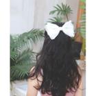 Lace Bow Hair Clip One Size - One Size