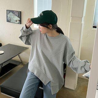 Plus Size Asymmetric Sweatshirt