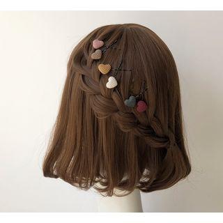Corduroy Heart Hair Pin