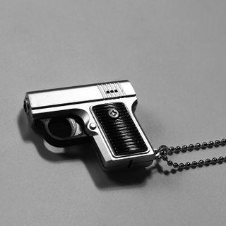 Pistol Pendant Necklace
