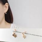 925 Sterling Silver Star Earring E047 - Star Earring - One Size
