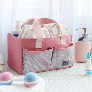 Dotted Panel Tote Bag
