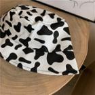 Cow Print Bucket Hat Cow Print - Black & White - M