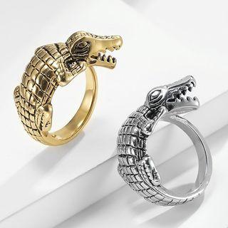 Crocodile Stainless Steel Ring