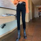 Straight-cut Jeans / Belt Bag