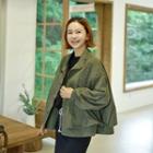 High-neck Embroidery Jacket
