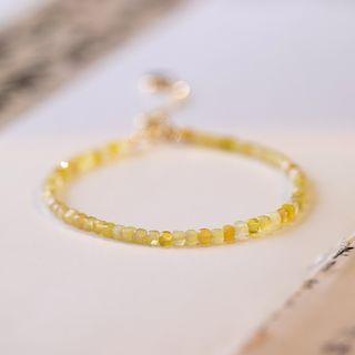 Faux Gemstone Bracelet Yellow - One Size