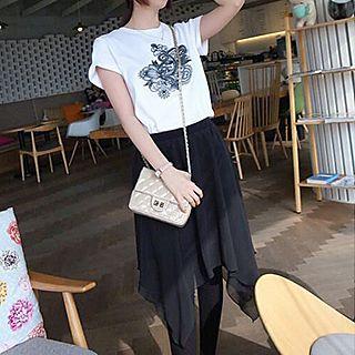 Frilled Inset Leggings