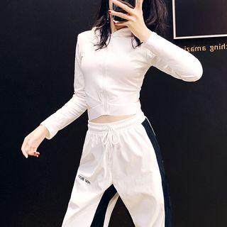 Lightweight Cutout Crop Hoodie
