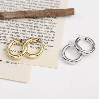 Hoop Sterling Silver Ear Stud