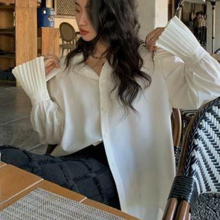 Pleated Cuff Shirt