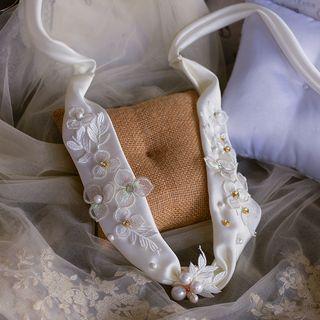Wedding Faux Pearl Flower Headband