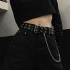 Chain Strap Belt Black - One Size