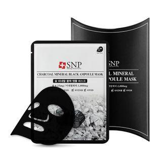 Snp - Charcoal Mineral Black Ampoule Mask 25ml