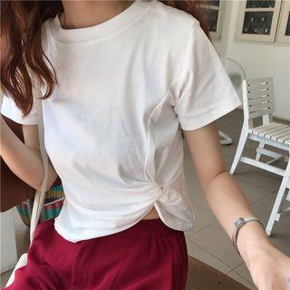 Short-sleeve Side-knot T-shirt