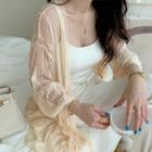 See-through Lace Cardigan