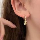 Star Earring 1 Pair - Star Earring - Gold - One Size